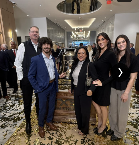 Ankerstar Wealth team members gathered at the Texas Stock Exchange event.