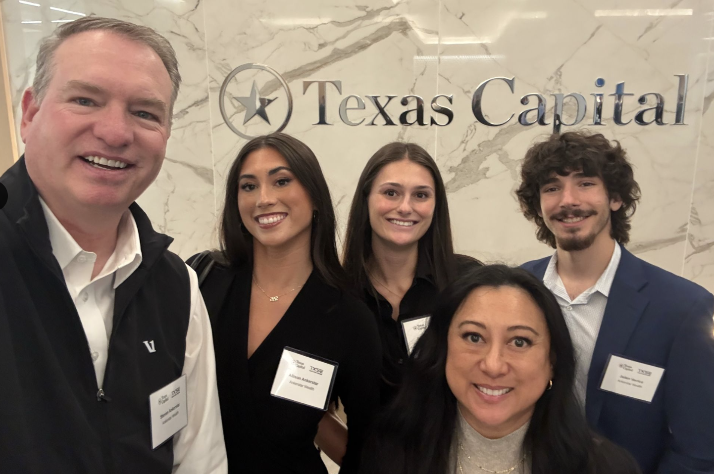 Ankerstar Wealth team members at the Texas Capital event.